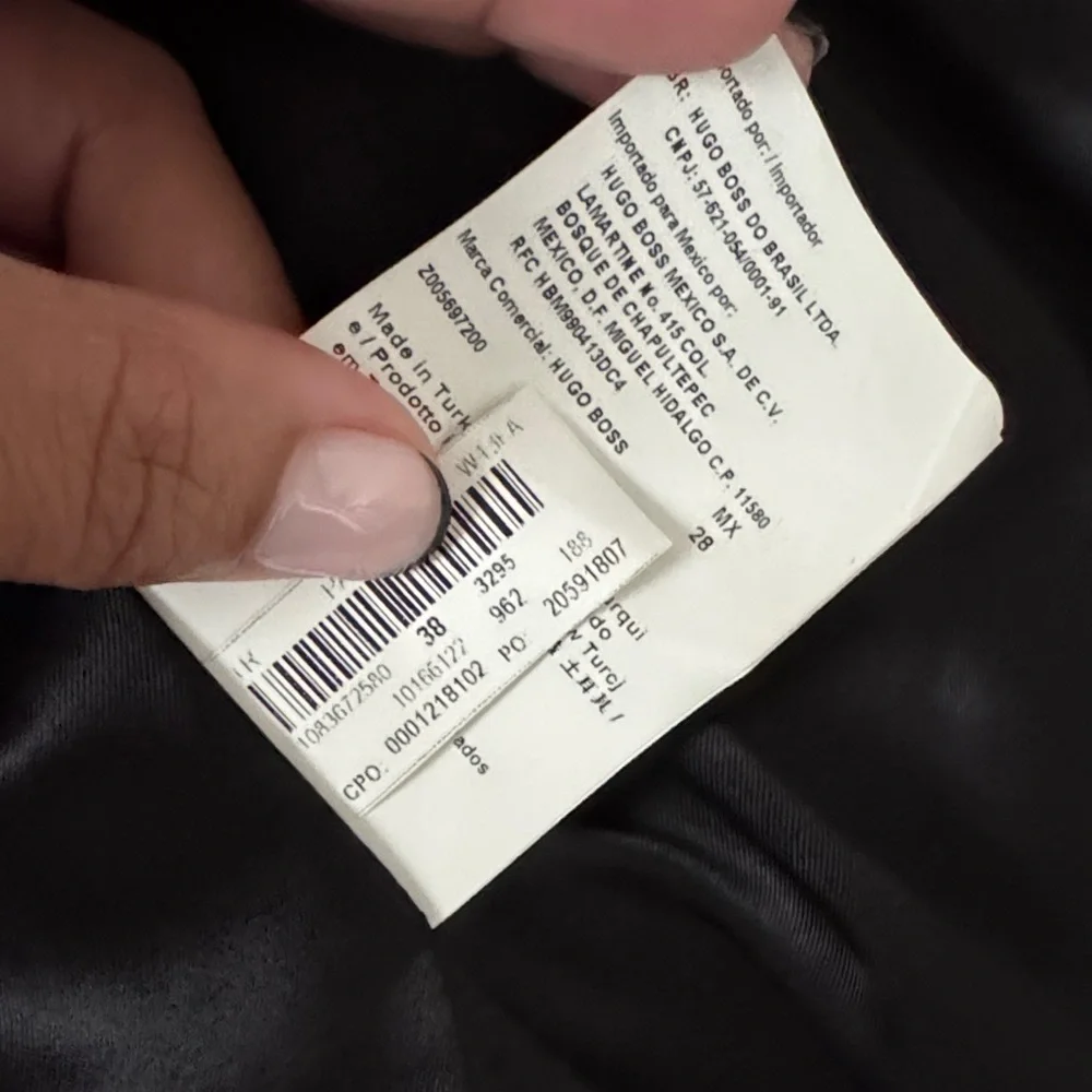 BOSS BLACK WHITE BROWN TRENCH - Picture 9 of 17